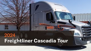 Tour of a 2024 Freightliner Cascadia [upl. by Deloris]