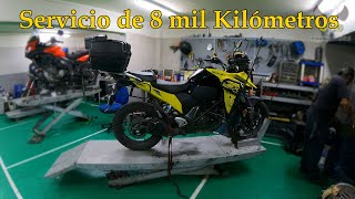 Servicio de los 8 mil Kilómetros a la Vstrom Sx [upl. by Reiter]