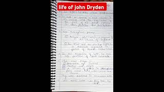 video ❗life of John Dryden ❗litscholaradda englisliterature johndrydenenglish englisliterature [upl. by Emylee]