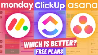 Mondaycom Vs ClickUp Vs Asana Plans  Best Project Management Software Comparison [upl. by Nagoh2]