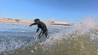 10 25 2024 GoPro 13 surfing clips ocean city New Jersey [upl. by Ahcmis268]