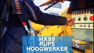 Rups hoogwerker Hitachi HX99 [upl. by Aicilla]