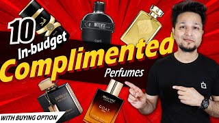 10 Most COMPLIMENTED InBudget perfumes 2023😍With Authentic Perfume Buying OptionDecants Available [upl. by Ahsiea50]