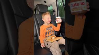 🤪Leo Made Daddy A Choco Pie In The Car😃😊 [upl. by Orlanta]