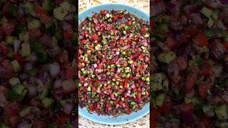 An easy quick and healthy salad Persian Shirazi Salad  سالاد شیرازی [upl. by Mikiso]