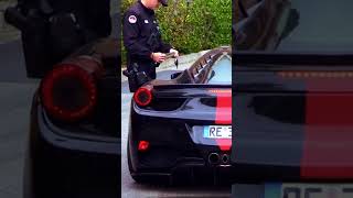 FERRARI 458 FERMATA DALLA POLIZIA €300 [upl. by Ecniuq]