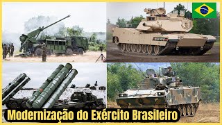 Novos Equipamentos Para o Exército Brasileiro Sistema Antiaéreo Artilharia Sobre Rodas VCI e MBT [upl. by Bourque]