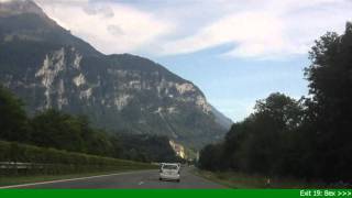 A9 Vevey  Sierre Switzerland [upl. by Madelene]