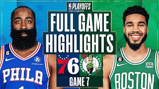 Philadelphia 76ers vs Boston Celtics Full Game 7 Highlights  May 14  20222023 NBA Playoffs [upl. by Lemej]