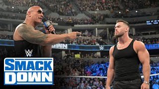 FULL SEGMENT  The Rock returns to dismantle Austin Theory SmackDown highlights Sept 15 2023 [upl. by Hulbig]