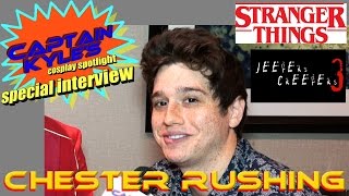 Chester Rushing Stranger Things  Captain Kyle Special Interview [upl. by Lanni]