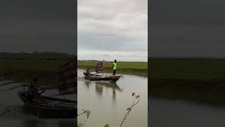 Village river boat viralshorts viralvideo fyp [upl. by Arly]