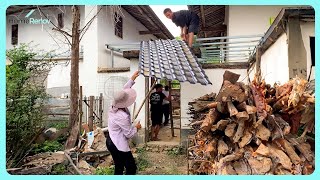 Jeune mère célibataire élevant deux enfants 👶👶Elle rénove une maison en désordre à la campagne [upl. by Eidda490]