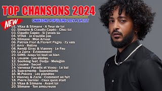 Chanson Française 2024 Nouveauté ⚡ Chanson Populaire 2024 Playlist  Slimane Claudio Capéo Amir [upl. by Leynwad]