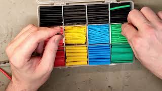 530 pack med krymslangar heat shrink tubing [upl. by Shandra]