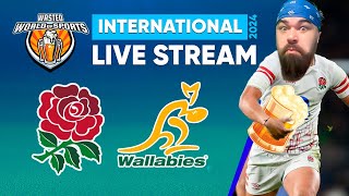 England vs Wallabies Live Stream  2024 Rugby International  1st Half [upl. by Smeaj963]