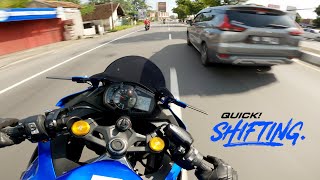 The Art of Quickshifting  ZX25R [upl. by Nohsar]