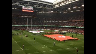 Wales 21 England 13 Principality Stadium Atmosphere 2019 Six Nations [upl. by Concepcion803]