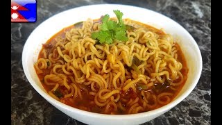 Hot amp Spicy Wai Wai Noodle Soup  Quick amp Easy Nepali Wai Wai  How to make Nepali Wai Wai 🌶️🍴 [upl. by Nevyar]