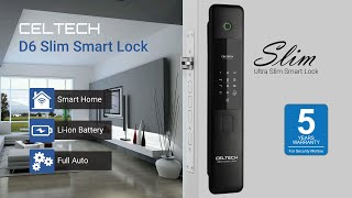 Celtech D6 Slim Smart Lock [upl. by Pendergast16]