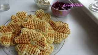 Waffel Rezepte  Waffle Tarifi  Waffle Recipe  Azide Hobi [upl. by Irim]