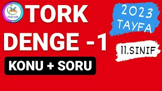 TORK VE DENGE1 BİLEŞKE TORK  2024 AYT FİZİK  11SINIF [upl. by Jillian]