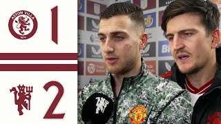 Ten Hag Maguire amp Dalot On Villa Victory 🗣️  Aston Villa 12 Man Utd  PostMatch Reaction [upl. by Yaeger]