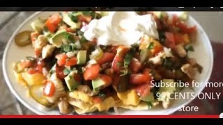 How to make Chicken Nachos Supreme  99 CENTS ONLY meal deal recipe [upl. by Els]