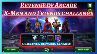 MCOC  Complete XMen and Friends Objective with only 10 energy  Revenge Of Arcade [upl. by Tia140]