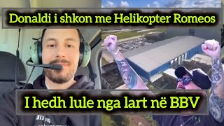 Donaldi i shkon me Helikopter Romeos i hedh lule nga lart A ju pëlqen [upl. by Attelliw]