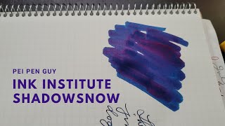 Ink Institute Shadowsnow Fountain Pen Ink [upl. by Xonnel]