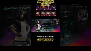 cyper point rewards all uc backbgmi pubgmobile shorts bgmishorts pubgm ipadprom1 [upl. by Yecak]