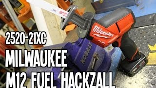 Milwaukee M12 FUEL 252021XC Hackzall Recip Saw [upl. by Krissy]