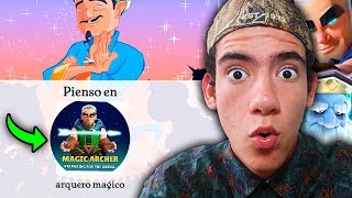 BUSCO EL ARQUERO MAGICO EN AKINATOR  LA NUEVA CARTA LEGENDARIA DE CLASH ROYALE  TheDonato [upl. by Soiritos]