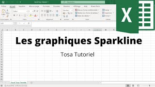 Comment utiliser les Graphiques Sparkline avec Excel 2020  Excel  TOSA 2016 [upl. by Ihdin]