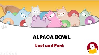 WSC Lost and Font Practice Bowl [upl. by Oirramaj]