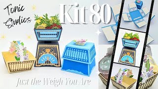 Tonic Studios Kit 80 Just the Weigh You Are Unboxing and creating [upl. by Itagaki]