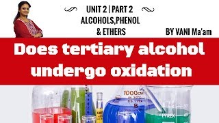 101Does tertiary alcohol undergo oxidation Alcohols Phenols amp Ethers chemistry cbse tricks 12 [upl. by Wenger326]