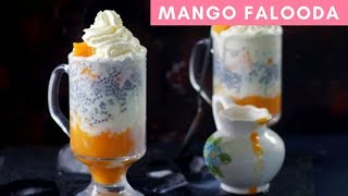 Mango Falooda recipe in 4 simple steps  How to make Falooda  Falooda IceCream [upl. by Porta]