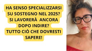 TFA SOSTEGNO 2025 Tutte le prospettive tra percorso ordinario e INDIRE [upl. by Aneleasor]