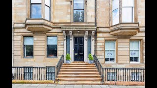 Flat 1 5 Clairmont Gardens Park Glasgow G3 7LW [upl. by Natsrik]