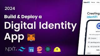 Build and Deploy a Digital Identity App with Nextjs Tailwind CSS TypeScript and Solidity [upl. by Anyrtak154]