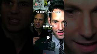 Mark Ruffalo Being a Fanboy 😂 LAST ONE ❤️ shorts marvel avengers markruffalo tomhiddleston [upl. by Oralle489]