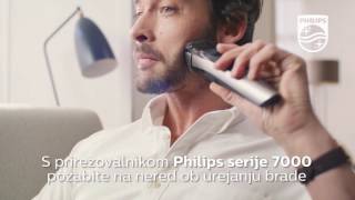 Prirezovalnik brade s sesalnim sistemom Philips serije 7000 [upl. by Matias]