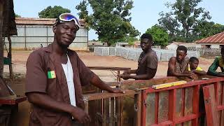 Rammed Earth formwork in Africa  Balouo Salo [upl. by Lorry991]