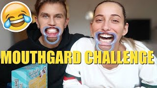 Han överraskar mig MOUTHGUARD CHALLENGE [upl. by Auqenaj340]