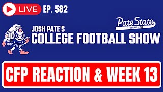 CFP Rankings Reaction  Week 13 Prediction Show  New JP Poll  Conference Title Game Issues [upl. by Juliette191]