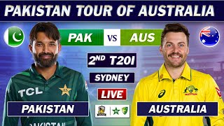 PAKISTAN vs AUSTRALIA 2nd T20 Match LIVE COMMENTARY  PAK vs AUS T20 MATCH LIVE  PAK BAT [upl. by Anma]