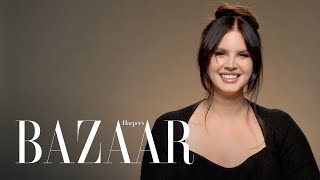 Lana Del Rey Reveals Taylor Swift Snow On The Beach Collab Story  All About Me  Harpers BAZAAR [upl. by Zuzana]