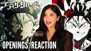 THIS IS FIRE 🔥  Black Clover All Openings 113 BLIND REACTION [upl. by Adnohrahs]